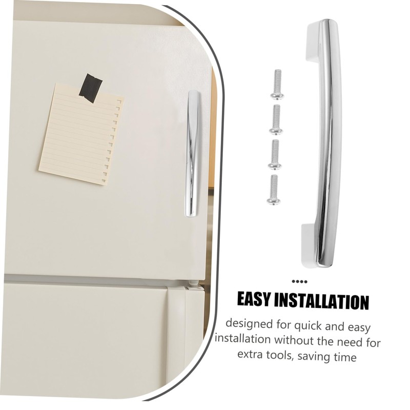ULTECHNOVO Freezer Door Handle Replacement with Slip Grip Plastic Pull