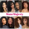 ManeMajesty 12A Kinky curly human hair bundles 3 Pcs 12