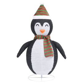 SKM Decorative Christmas Snow Penguin Figure LED Luxury Fabric 60cm (Weight-4KG)