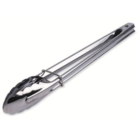 abrakado.nath Large Kitchen Tongs 30cm Stainless Steel