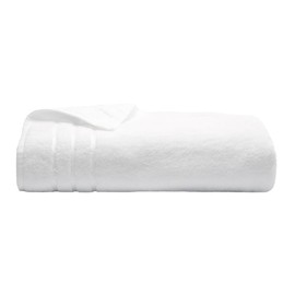 Cariloha Bath Sheet | White | 40"x72" | Turkish Cotton & Viscose Material Blend | Extra Smooth and Highly Absorbent