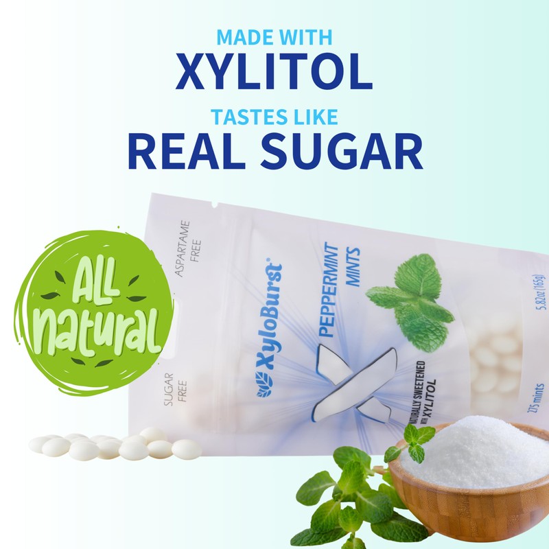 XyloBurst - Xylitol Mints | Sugar Free Breath Mints for