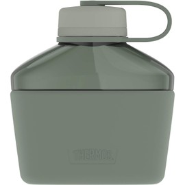 Guardian Collection by THERMOS Plastic Canteen Bottle 32 Ounce, Matcha Green