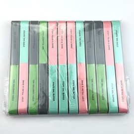 핑쇼270 Recommended Magic Nail Buffer - 12 Pack, 7-Way Nail File for Nail Care