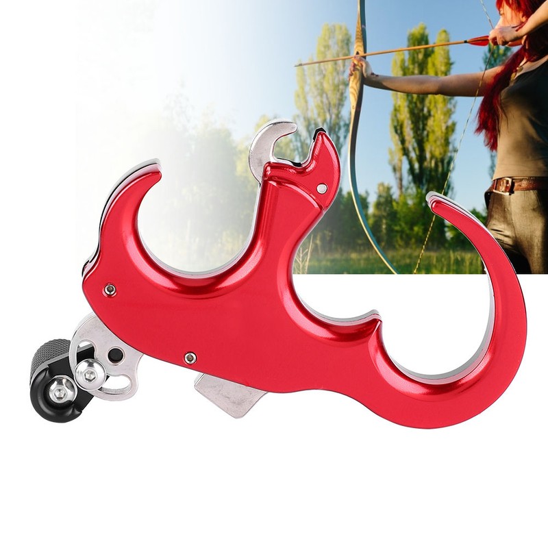 Archery Arrow Release Aids Finger Grip Caliper for Compound Hunting