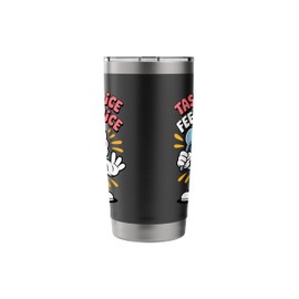 Taste The Ice Feel The Nice Fruity Snow Cone Treat Art Stainless Steel Insulated Tumbler