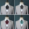 FYBownot Unisex Gorgeous Multi-layer Bow Tie, Uniform Ribbon, Ribbon Tie,