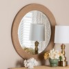 bali & pari Nieva Round Woven Rope Mirror – Coastal