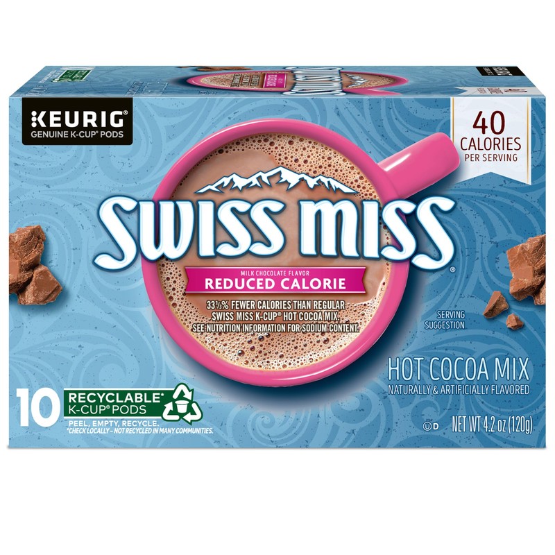 Swiss Miss Reduced Calorie Hot Cocoa, 60 Count (6 Packs
