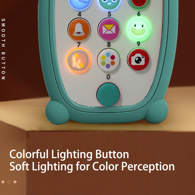 Baby Phone Toy Early Educational Music Sound Lighting Telephone Cell