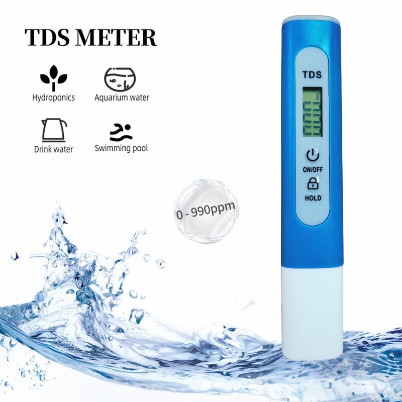 TDS Meter Digital Water Quality Tester for RO-RODI System Drinking
