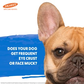 Palmer's for Pets Face and Eye Dog Wipes, Unscented, 100 Count