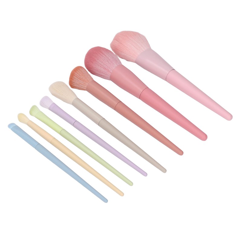 8pcs Makeup Brush Set Ergonomic Powder Eyeliner Eyeshadow Concealers Brushes