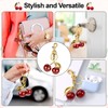 Huiguli Cherry Bags Charm, Stylish Cherry Keychain, Cute Cherry Keyring,
