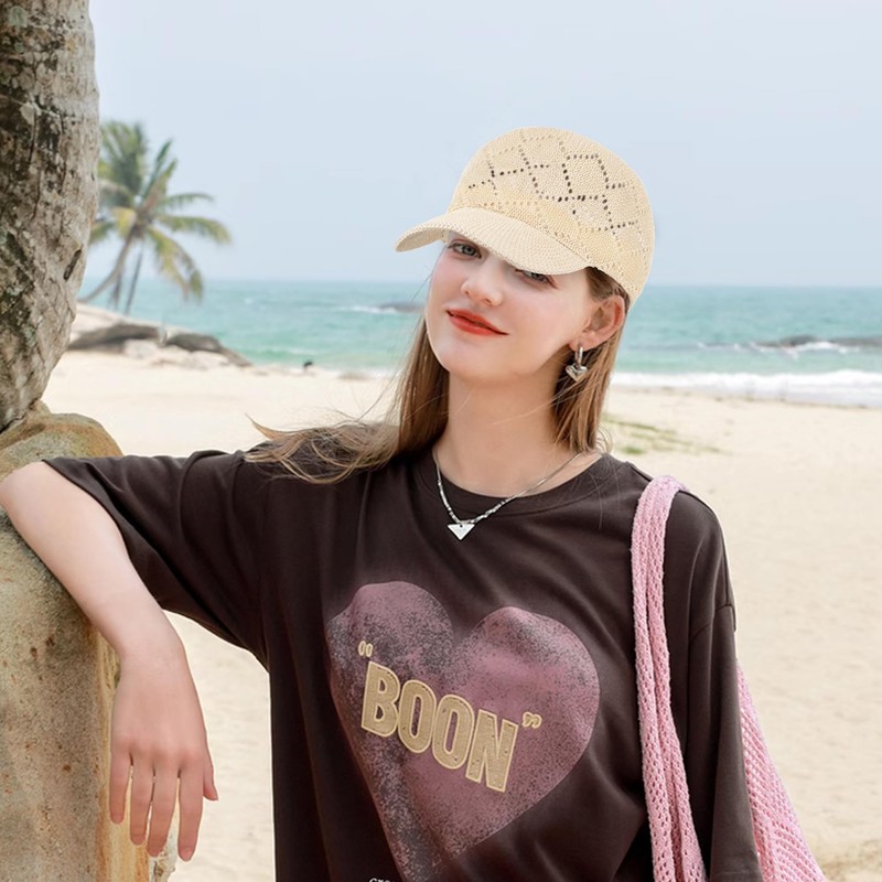 Meliyya Unisex Baseball Cap Paper Straw Men Women Baseball Cap