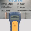 Wall Scanner Sound Graphic Alarm Depth Position Detection Stud Finder