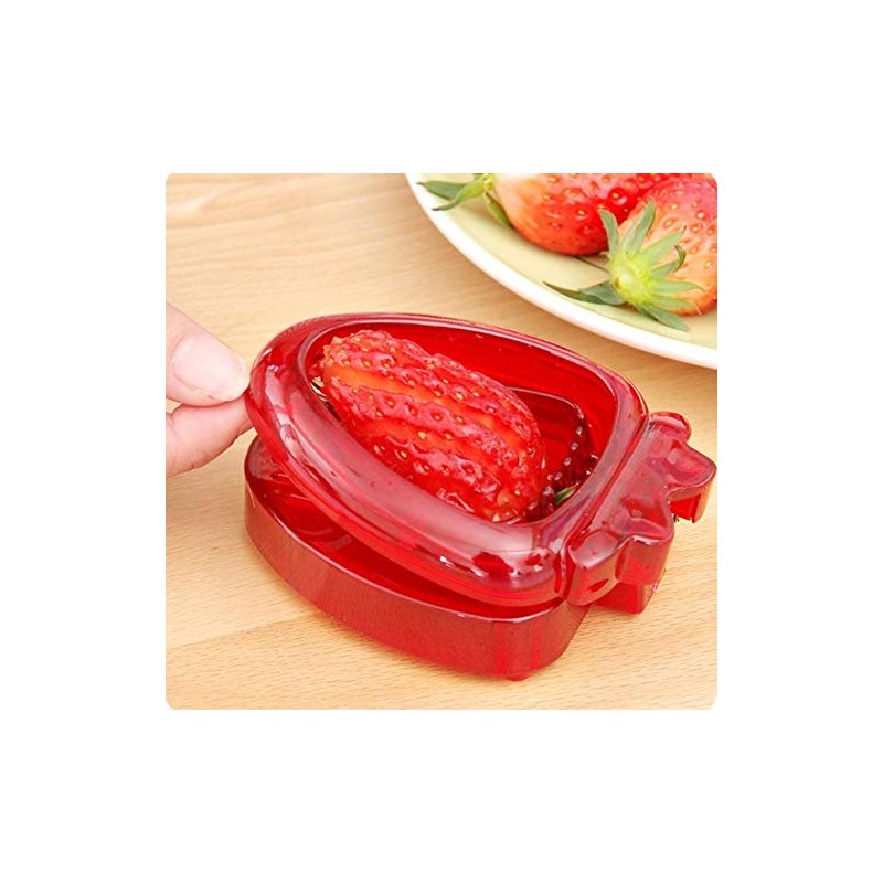 KIRALOVE Strawberry Slicer - Size - Blade - Fruit -