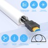 LEKOU Cubierta de Cable Pared 2M, Canaleta de Suelo para
