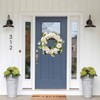 Artificial Peony Wreath Rattan Silk Cloth Simulation Decorative Front Door