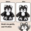 Cudhug Husky Stuffed Animal, Cute Huggable Plush Toy Gift for