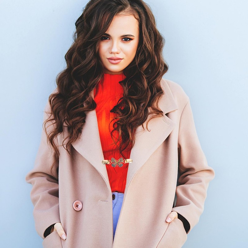 PACKOVE Butterfly Sweater Clips Waist Cinch Clips Dress Clip Back