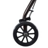ProBasics Aluminum Rollator with 6-inch Wheels, Padded Seat and Backrest,