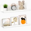 WELDUN Floating Shelves, Set of 2 Wall Mounted Shelf, Picture