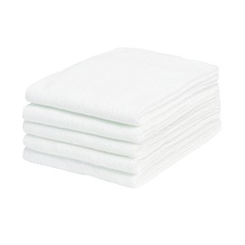 Imabari Towel, Made in Japan, Face Towels (15 Colors) 100% Cotton, 2 lbs (240 Momme), 13.4 x 33.9 inches (34 x 86 cm), Set of 5, White (Imabari Face Towel, Plain, Imabari, Towel Set, Domestically Produced, Aesthetic Towel, Business Towel, Hotel Specifica