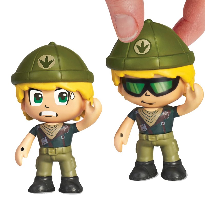 Action Heroes Dino Pack, Combinable Figures, Dinosaur Toy for Children