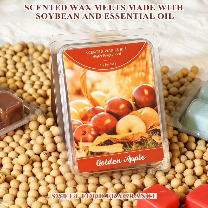 STRN Wax Melts, Soy Wax Cubes Summer Scent Wax Melt