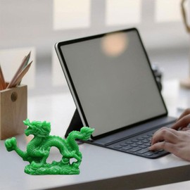 hobbyme 2Pcs Feng Shui Dragon Statue,Easy to Use,Multi-Purpose Chinese Auspicious Lucky Sculpture,Durable Desktop Decoration Chinese Dragon Sculpture for Home Decor Gifts(Green)