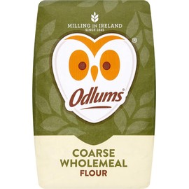 Odlums Wholemeal Flour 70.54 Ounce Natural High Bran Dietary Fiber from Ireland
