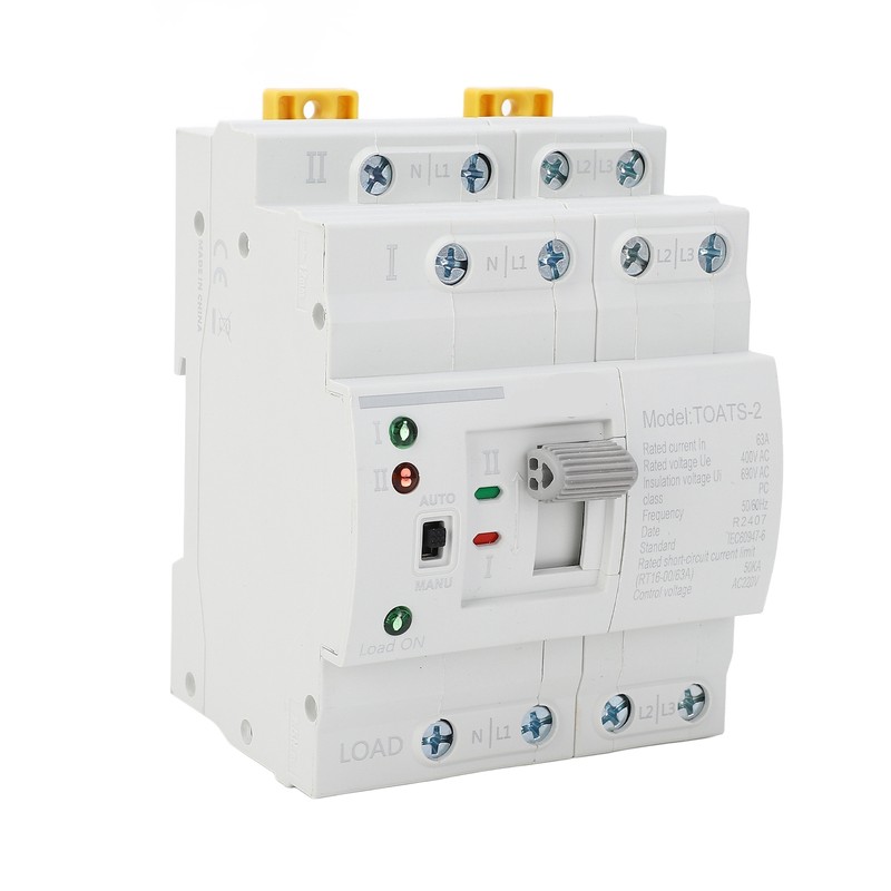 Dual Power Automatic Transfer Switch 4P 16A PC Grade Millisecond