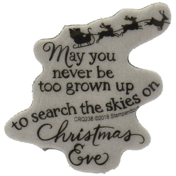 Stampendous Cling Stamp, Christmas Sky