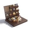 CAPASTEC Coin Display Holder, Wood Coin Case Holds 70-80 Coins,