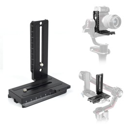 Akeipho - Placa de liberación rápida para DJI Ronin RSC2 / RS2 / RS3, Zhiyun Weebill S Gimbal, cámara DSLR, trípode, monopié, WDA009