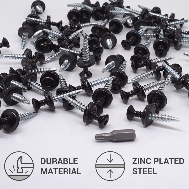 SKIR'CO (25 pcs) Metal Roofing Screws, 4.8 x 35 mm