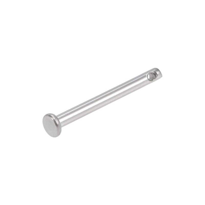 sourcing map 4 Pieces Single Hole Clevis Bolts Flat Head