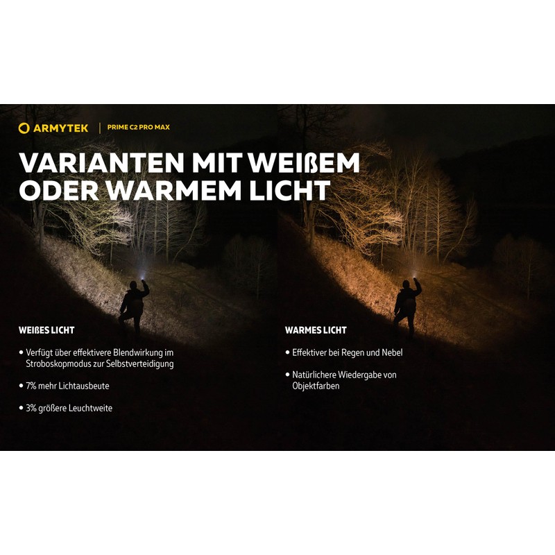Armytek EDC Prime C2 Pro Max Torch Warm White 3720