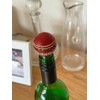 CRICKET-GIFTS - Real Leather Mini Cricket Ball Wine Stopper |