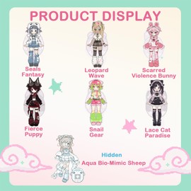 BEEMAI Electronic Pets Series Single Box (Contains 1 Figure), 1/12 BJD Blind Box Cute Figures Collectibles Birthday Gift