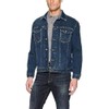 Cowboy Cut Western Unlined Denim Jacket, Dark Blue, Small