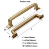 khtumeware 10 Pack 5 Inch Champagne Bronze Cabinet Pulls Warm