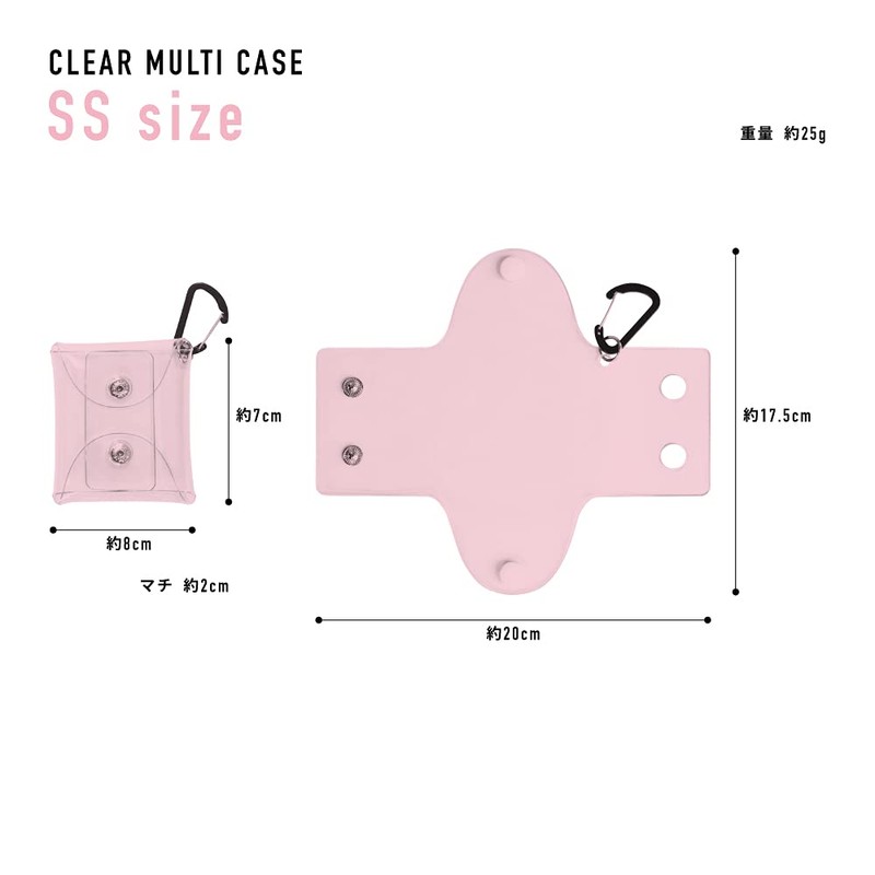 Marimo Craft SS Gachapin0002 Clear Multi Case, Gacha Pin (GMM-019)