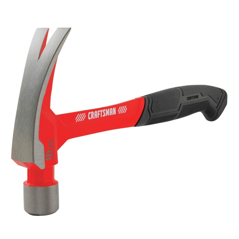 CRAFTSMAN Hammer, Rip Claw, Smooth Face, Steel Head 16-Oz (CMHT51163)