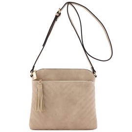 FashionPuzzle Women's Crossbody Bag, Nude, One Size