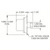 Betts lighting NEW Red LED Single Contact BETTS MFG light