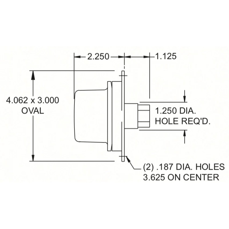 Betts lighting NEW Red LED Single Contact BETTS MFG light