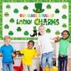 gisgfim St.Patrick Day Bulletin Board Decoration Set Lucky Shamrock Borders