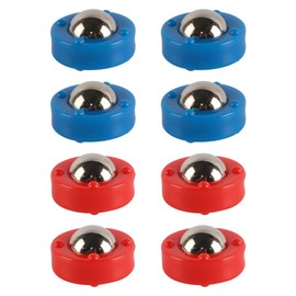 Laroal Shuffleboard Pucks Rollers Set Replacement Rollers for Desktop Sliding Bead Shuffleboard Games Tabletop Shuffleboard Curling Rink Pucks Accessories
